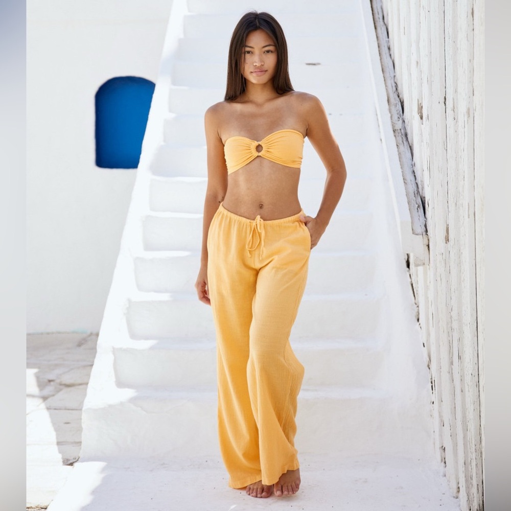 Blanco by nature tangerine chiana pant
